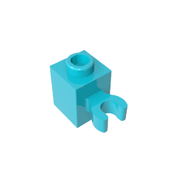 Brick Special 1 x 1 with Clip Vertical [Open O Clip, Hollow Stud]