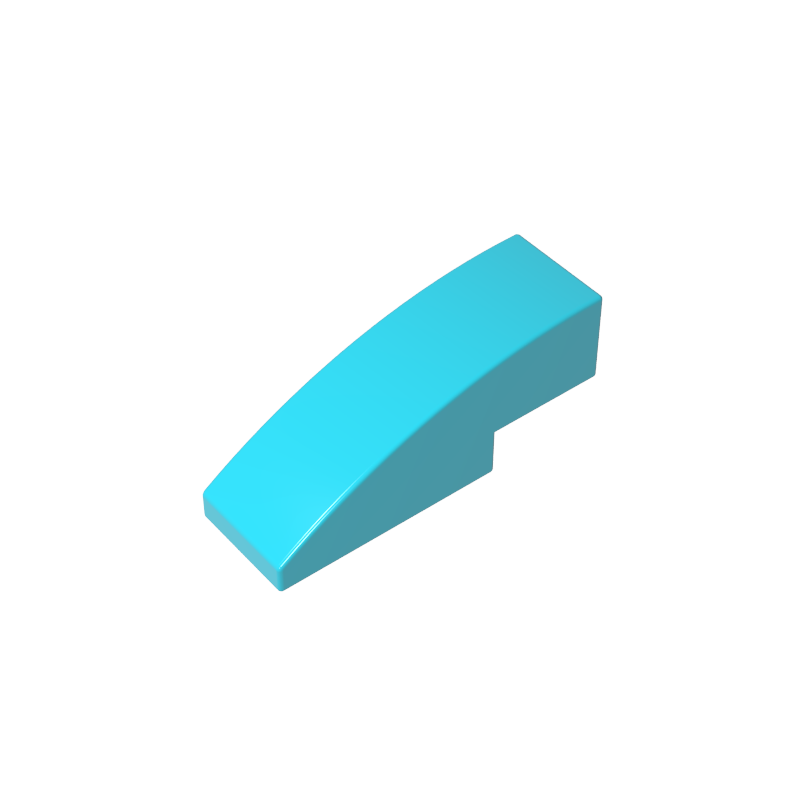 Slope Curved 3 x 1 No Studs