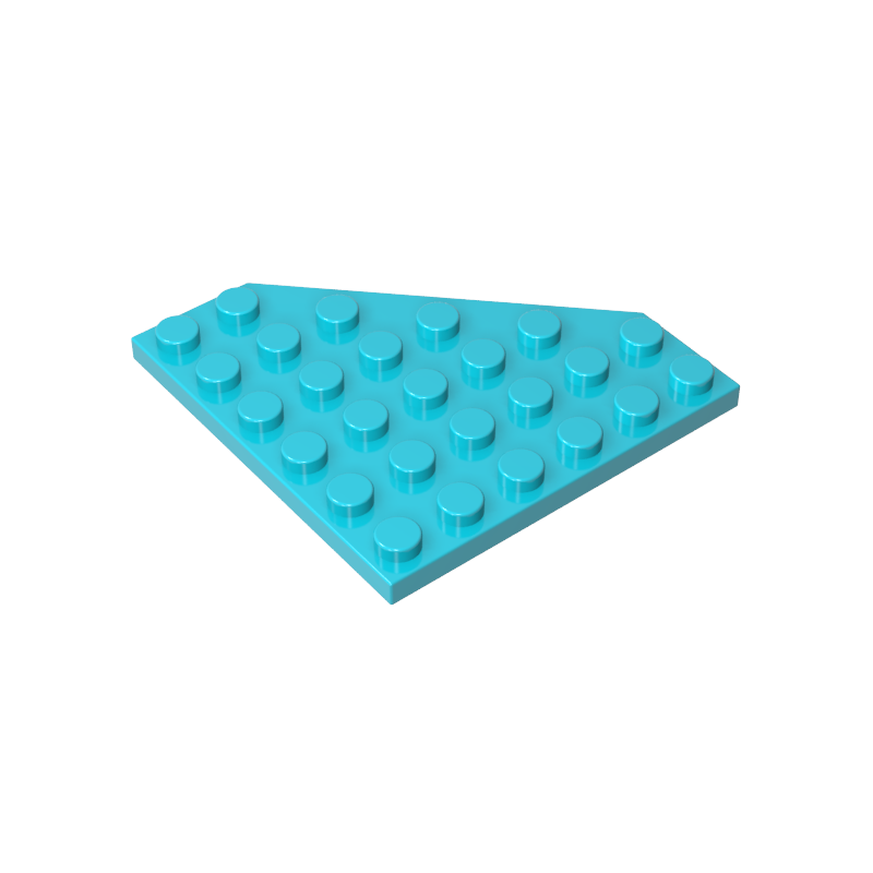 Wedge Plate 6 x 6 Cut Corner
