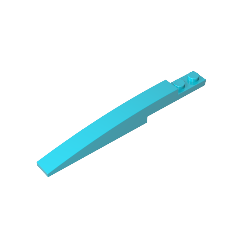 Brick Curved 10 x 1 [Asymmetric Inside Ridges]