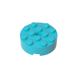 Brick Round 4 x 4 [Centre Hole]