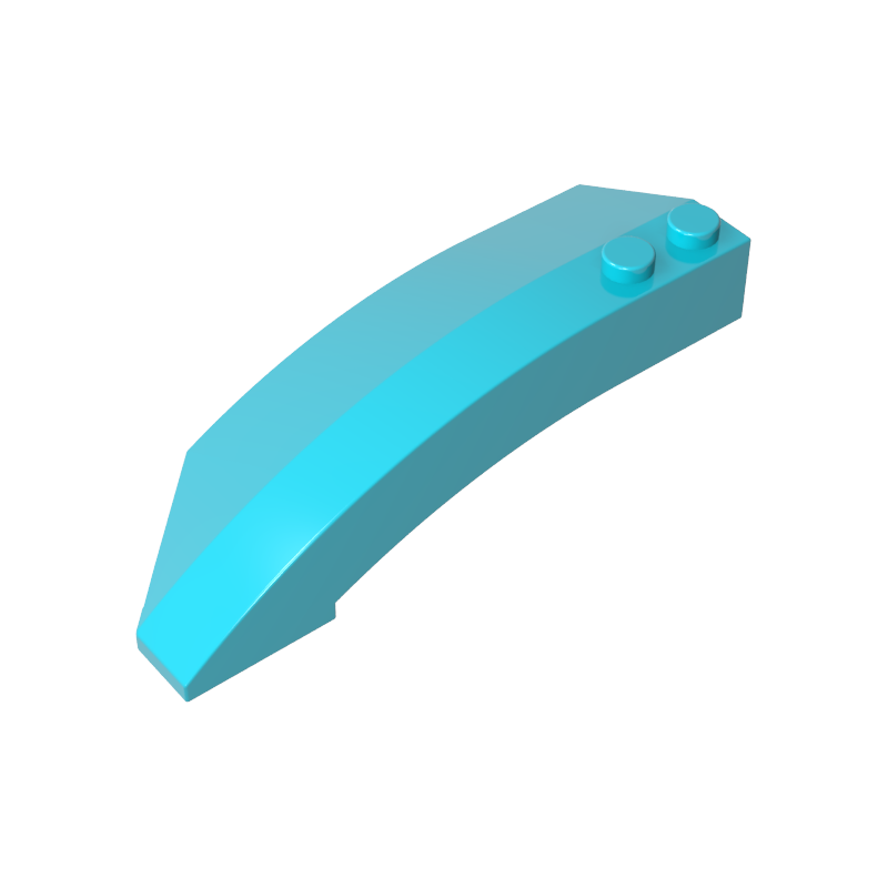 Wedge Curved 8 x 3 x 2 Open Right - Color ID 46