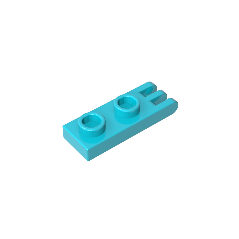 Hinge Plate 1 x 2 with 3 Fingers and Hollow Studs - Color ID 46