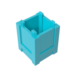 Container Box 2 x 2 x 2 - Top Opening - Color ID 46