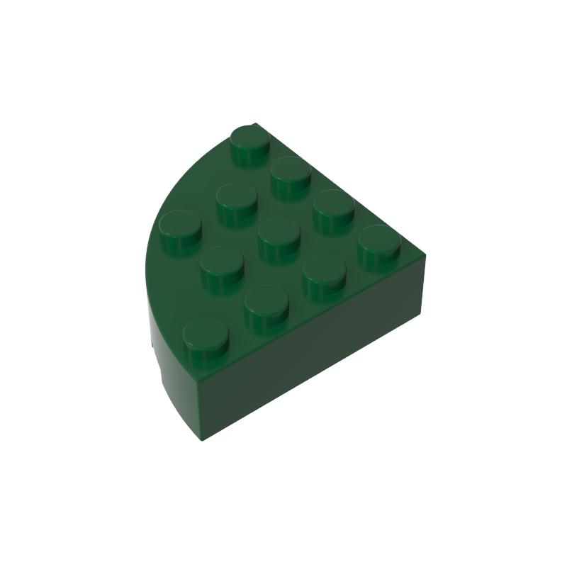 Brick Round Corner 4 x 4 Full Brick