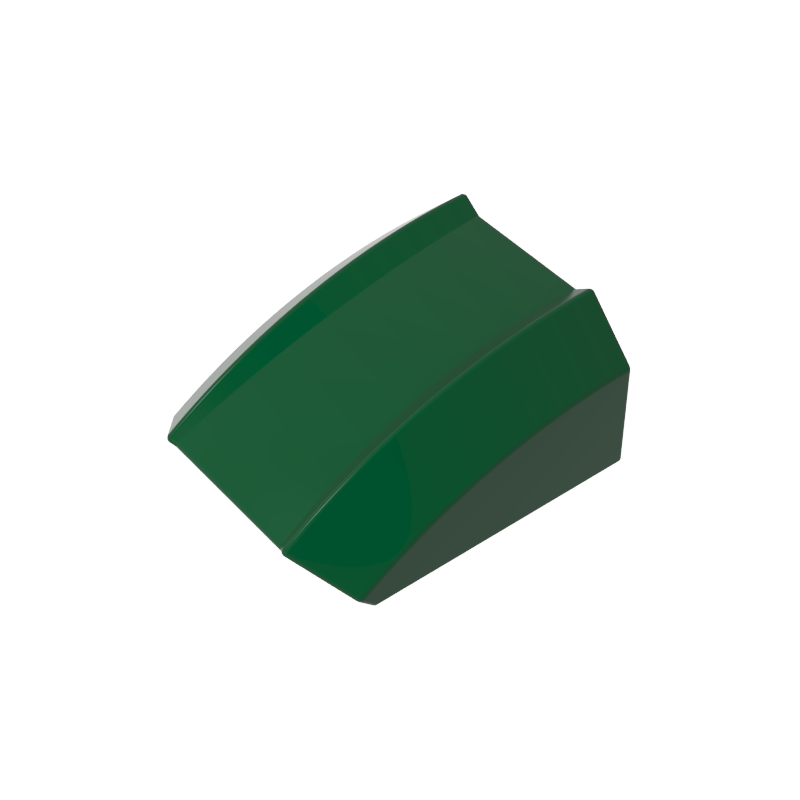 Slope Curved 2 x 2 with Lip, No Studs