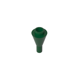 Cone 1 x 1 Inverted with Bar at Bottom (Ice Cream Cone)