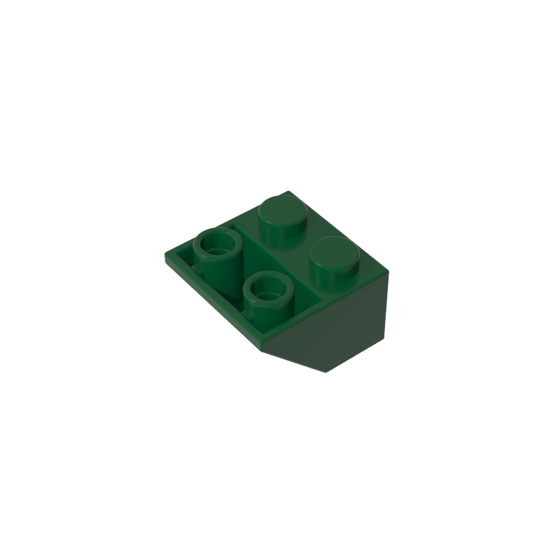 Slope Inverted 45° 2 x 2 [Ovoid Bottom Pin, Bar-sized Stud Holes]