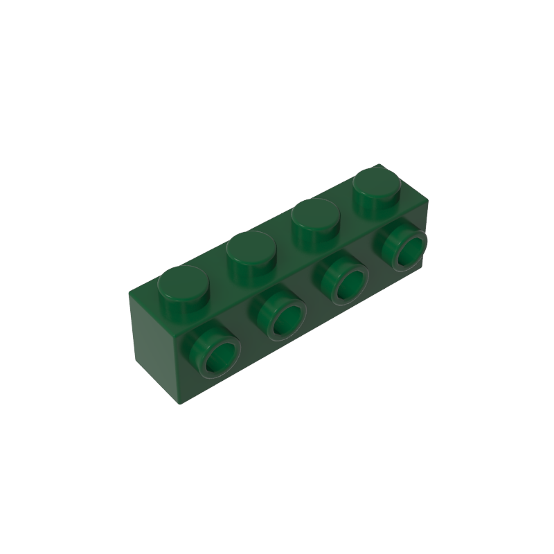 Brick Special 1 x 4 with 4 Studs on One Side