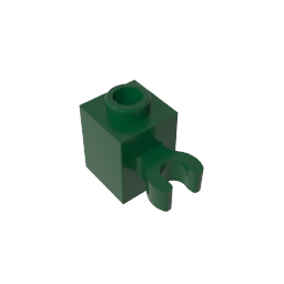 Brick Special 1 x 1 with Clip Vertical [Open O Clip, Hollow Stud]