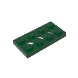 Technic Plate 2 x 4 [3 Holes]