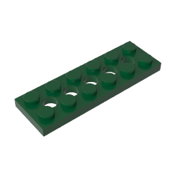 Technic Plate 2 x 6 [5 Holes]