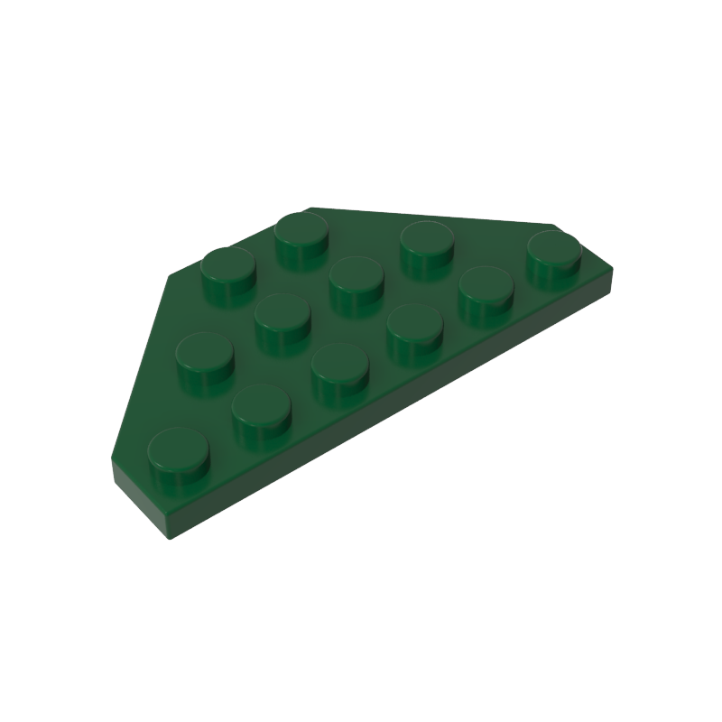 Wedge Plate 3 x 6 Cut Corners