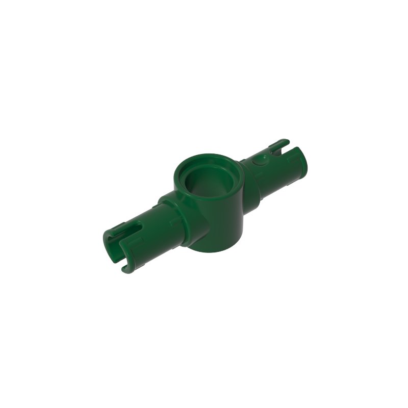 Technic Pin Connector Hub with 2 Pins with Friction Ridges Lengthwise [Big Squared Pin Holes]