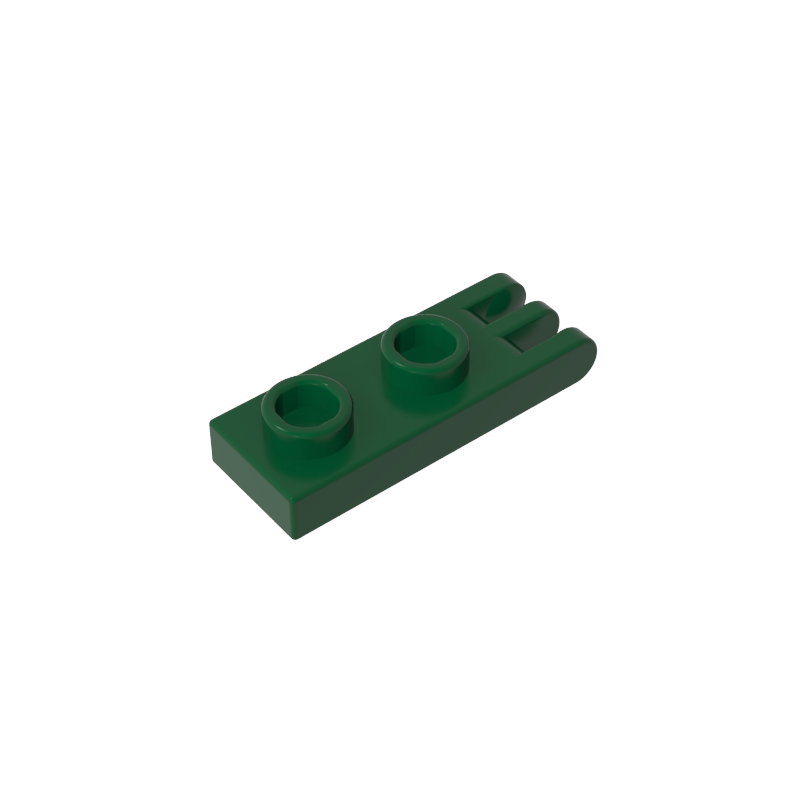 Hinge Plate 1 x 2 with 3 Fingers and Hollow Studs - Color ID 47