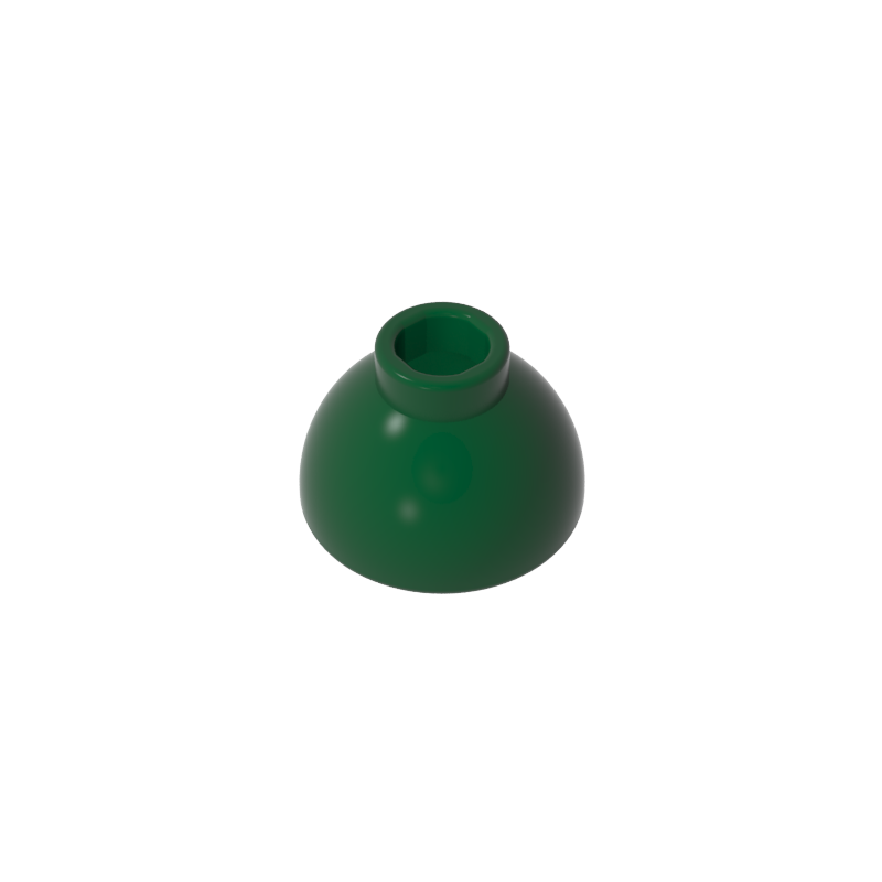 Brick Round 1.5 x 1.5 Dome Top [Plain]