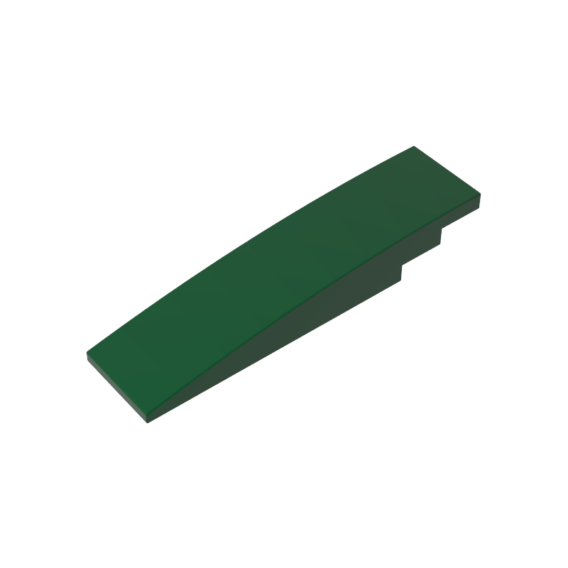 Slope Curved 8 x 2 No Studs - Color ID 47