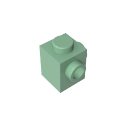Brick Special 1 x 1 with Studs on 2 Adjacent Sides