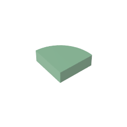 Tile Round 1 x 1 Quarter