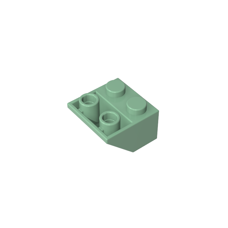 Slope Inverted 45° 2 x 2 [Ovoid Bottom Pin, Bar-sized Stud Holes]