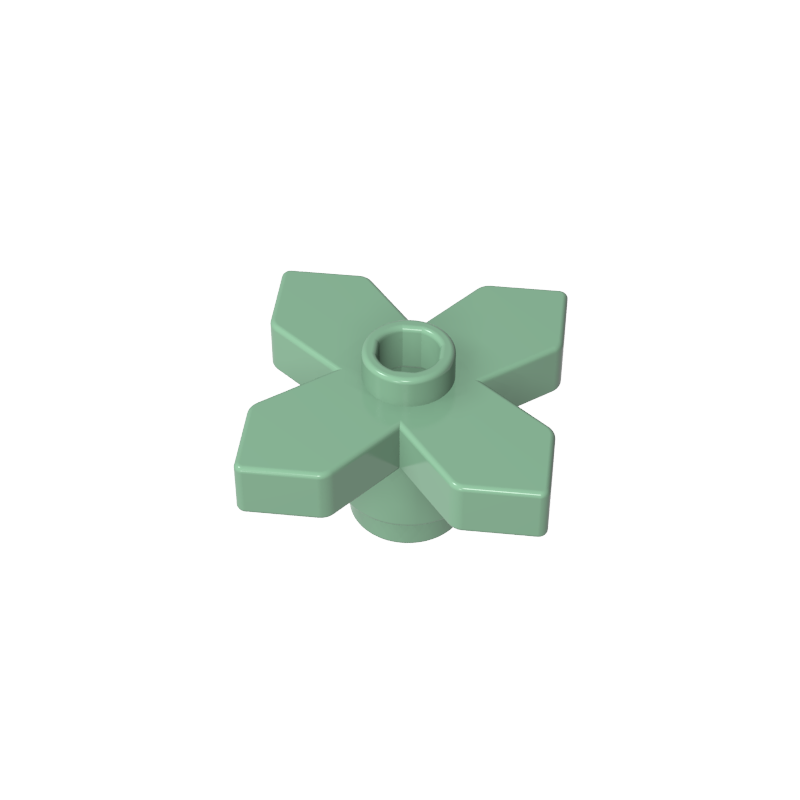 Plant, Flower 2 x 2 Leaves - Angular