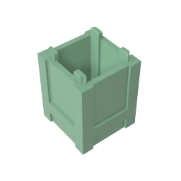 Container Box 2 x 2 x 2 - Top Opening - Color ID 48