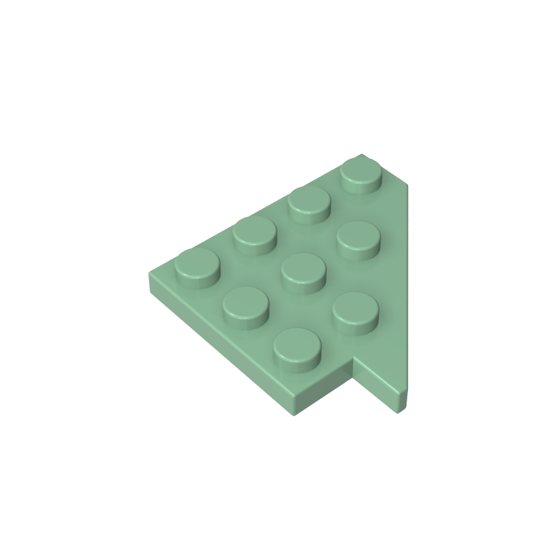 Wedge Plate 4 x 4 Wing Right - Color ID 48