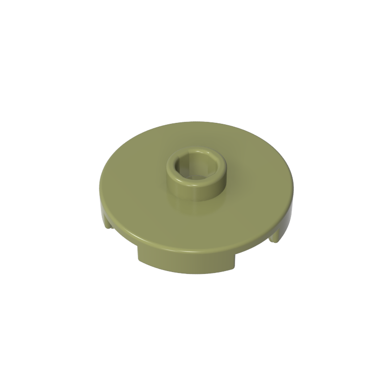 Plate Special Round 2 x 2 with Center Stud (Jumper Plate)