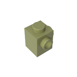 Brick Special 1 x 1 with Studs on 2 Adjacent Sides