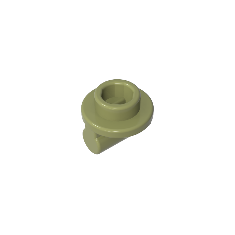 Plate Round 1 x 1 with Hollow Stud and Bar on Underside