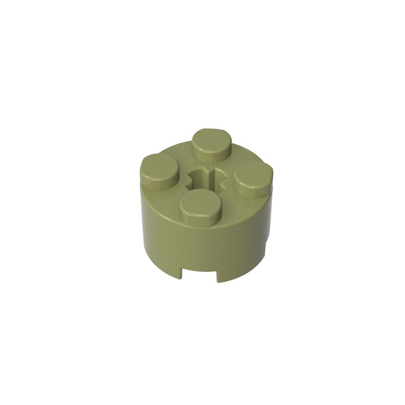 Brick Round 2 x 2 with Axle Hole