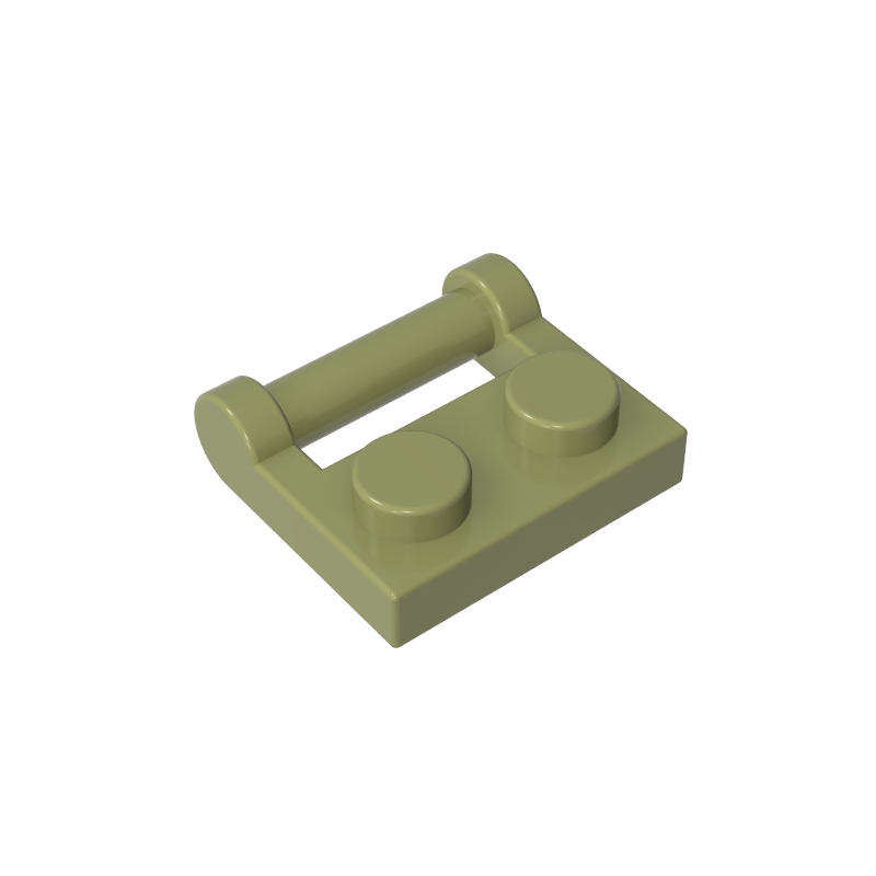 Plate Special 1 x 2 [Side Handle Closed Ends]