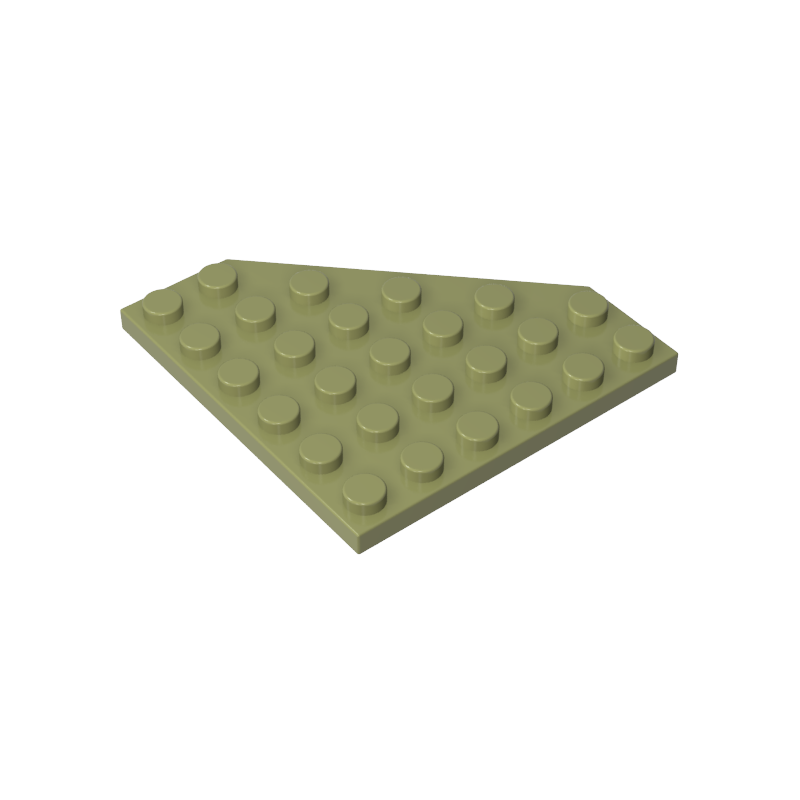 Wedge Plate 6 x 6 Cut Corner