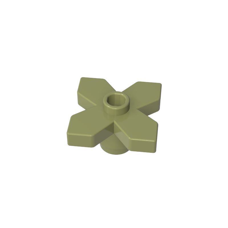 Plant, Flower 2 x 2 Leaves - Angular