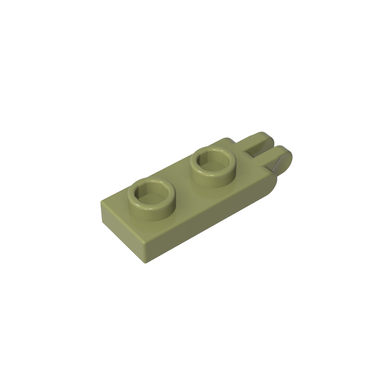 Hinge Plate 1 x 2 with 2 Fingers and Hollow Studs - Color ID 49