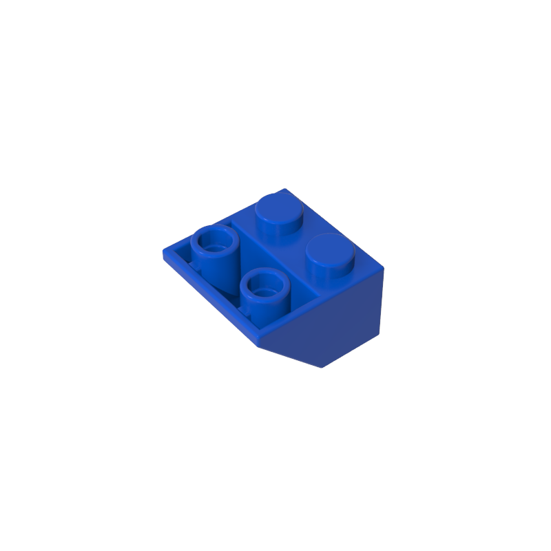 Slope Inverted 45° 2 x 2 [Ovoid Bottom Pin, Bar-sized Stud Holes]