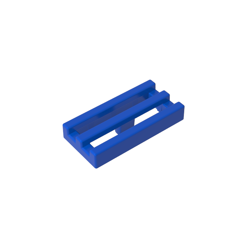 Tile Special 1 x 2 Grille with Bottom Groove