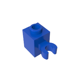 Brick Special 1 x 1 with Clip Vertical [Open O Clip, Hollow Stud]