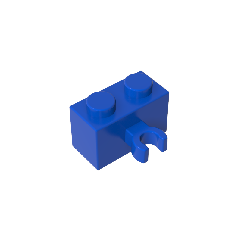 Brick Special 1 x 2 with Vertical Clip [Open O Clip]