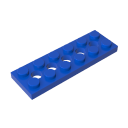 Technic Plate 2 x 6 [5 Holes]