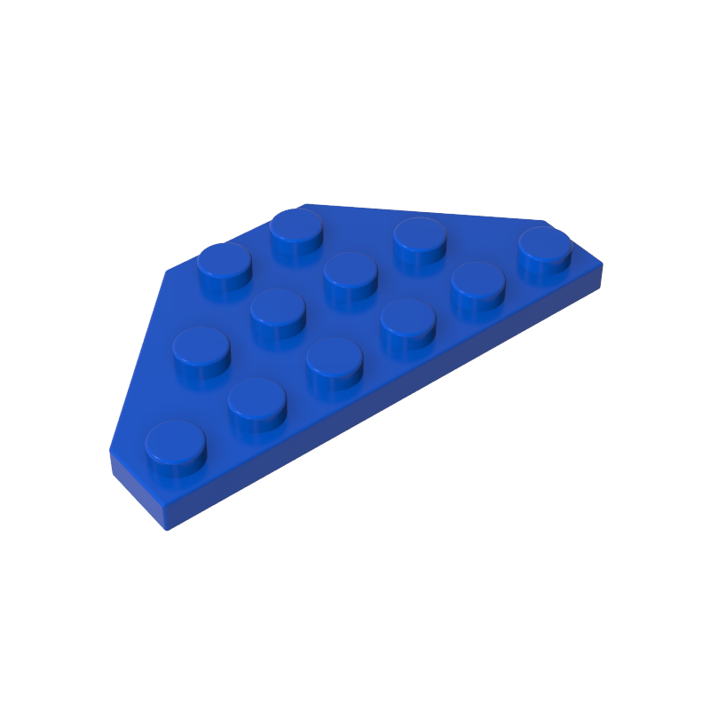 Wedge Plate 3 x 6 Cut Corners