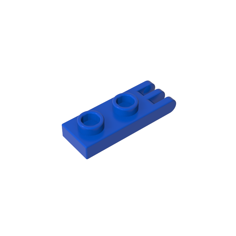 Hinge Plate 1 x 2 with 3 Fingers and Hollow Studs - Color ID 50