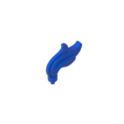 Headwear Accessory Plume / Feather / Flame Triple Point - Color ID 50