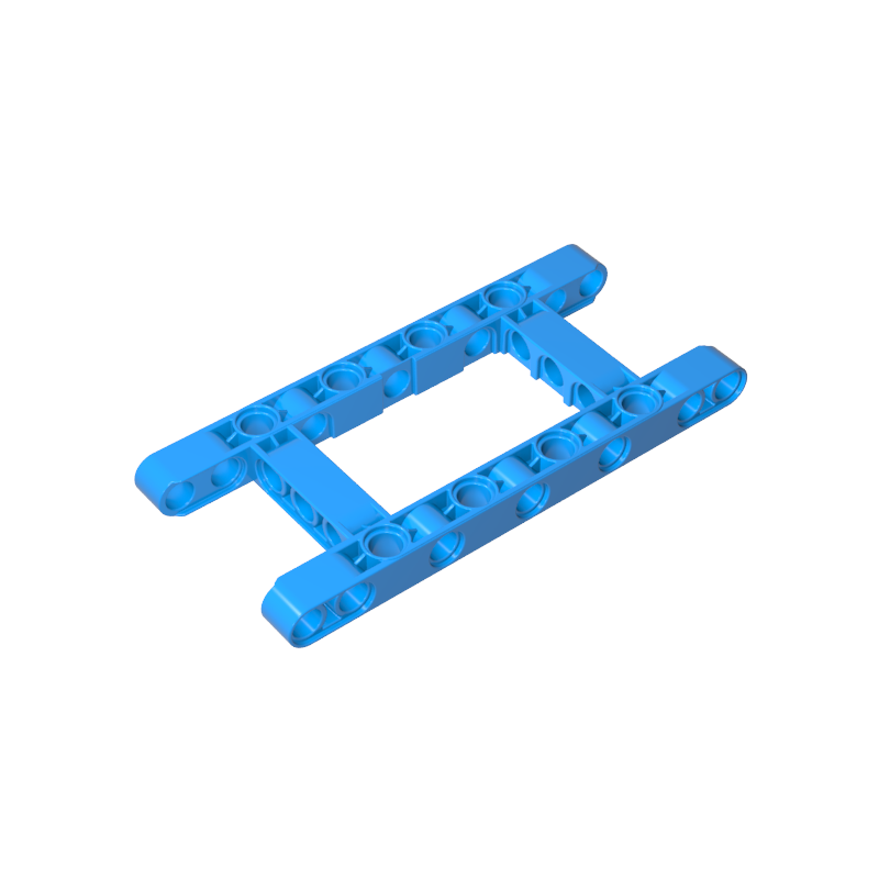 Technic Beam 5 x 11 with 3 x 5 Opening Frame Thick