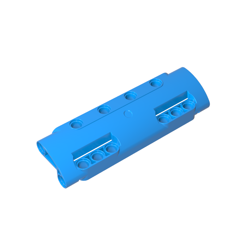 Technic Panel Curved 11 x 3 with 10 Pin Holes through Panel Surface