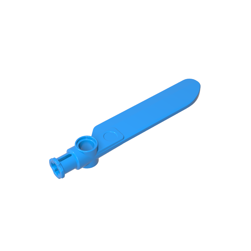 Technic Rotor Blade Small with Hole and Axle Connector End
