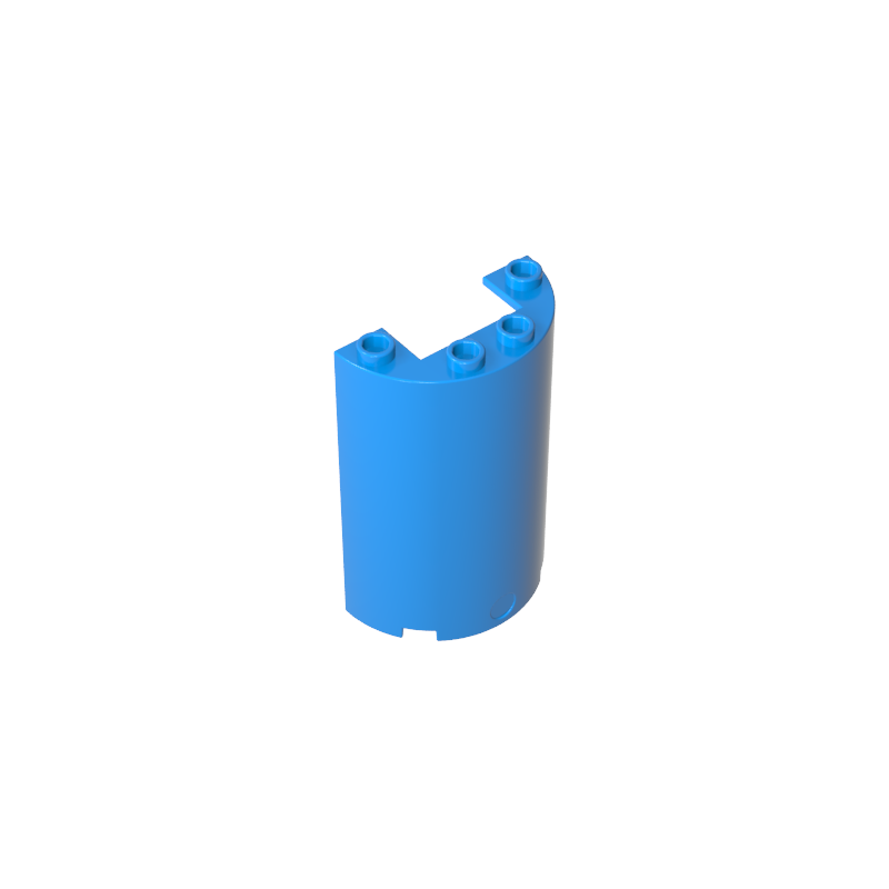 Cylinder Half 2 x 4 x 5 with 1 x 2 cutout