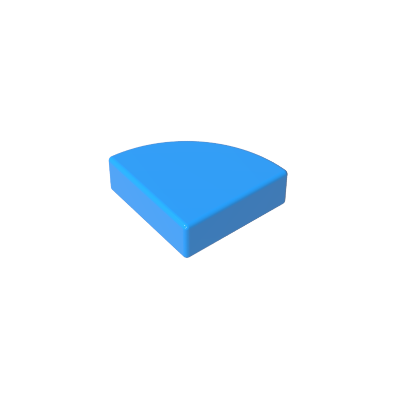 Tile Round 1 x 1 Quarter