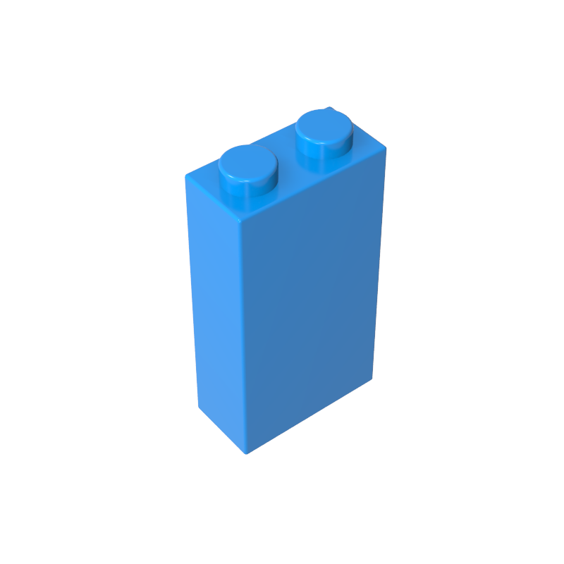 Brick 1 x 2 x 3 with Bottom Stud Holder