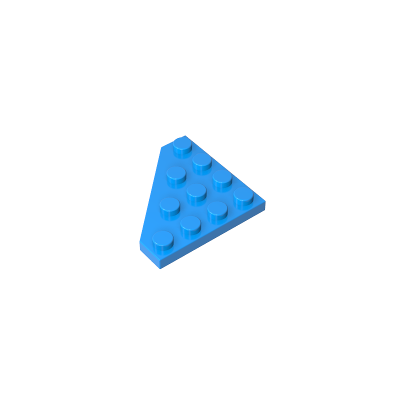 Wedge Plate 4 x 4 Cut Corner